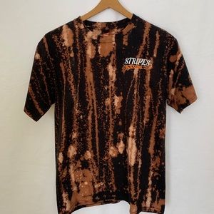 Up-Cycled & Custom Reworked Bleach dyed T-shirt